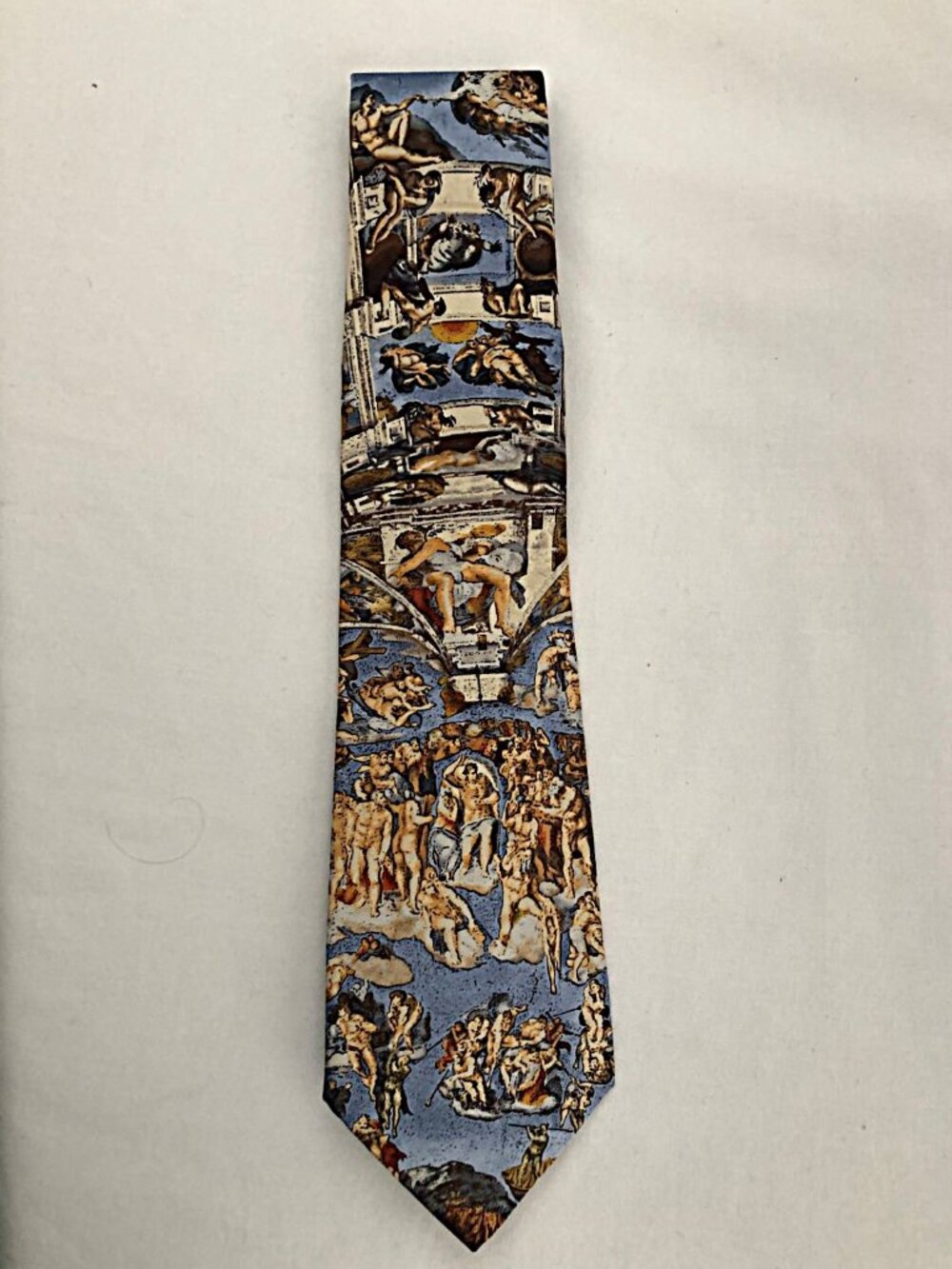 Museum Artifacts Michelangelo Sistine Chapel Silk Neck Tie NWT